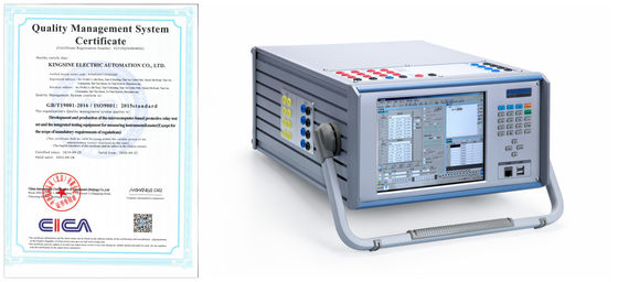 주문 IEC61850 TFT LCD 터치 스크린 계전기 시험 시스템 KINGSINE K2030i 온라인 제조