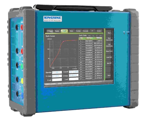 IEC 60044-1 / IEC 60044-6 표준 고 측정 CT 분석기 / 전류 변압기 분석기 KT200
