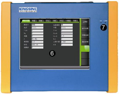 KT210 TFT LCD 디스플레이 가지고 다닐 수 있는 자동 CT PT 분석기